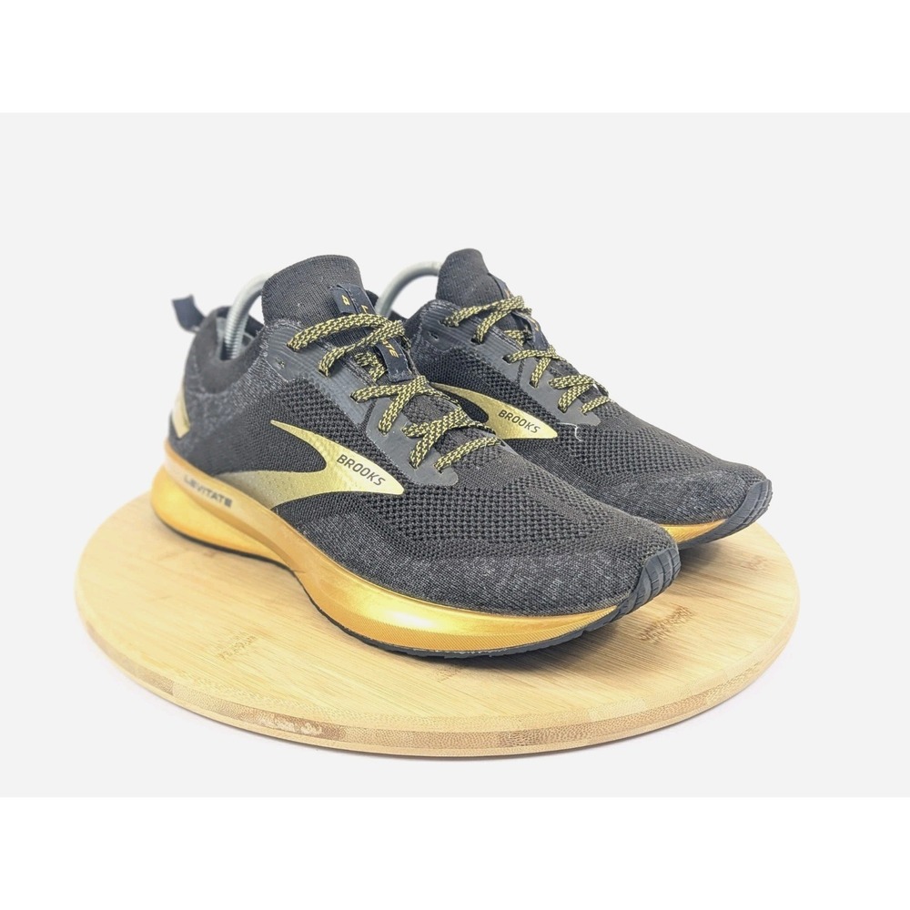 Brooks‎ Levitate 4 Women 10 Black Gold Running Shoes Sneaker